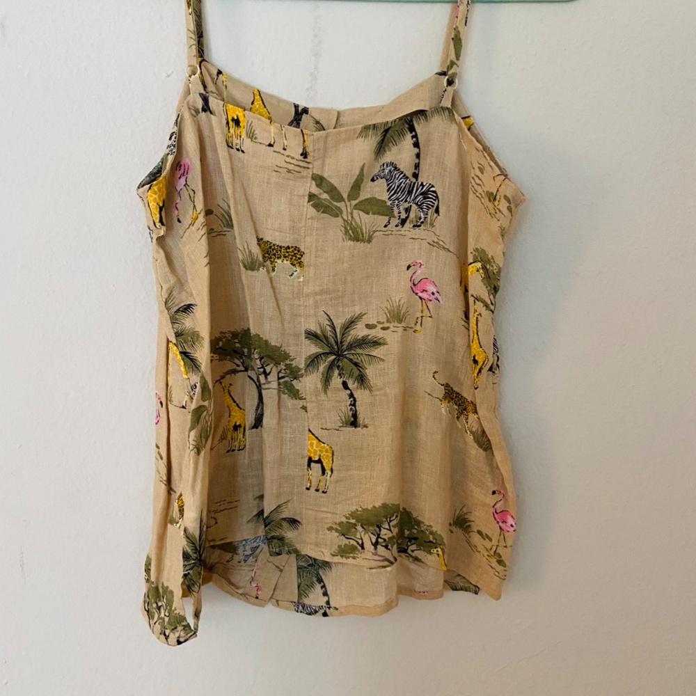 Old Navy animal print tank - Picture 3 of 4